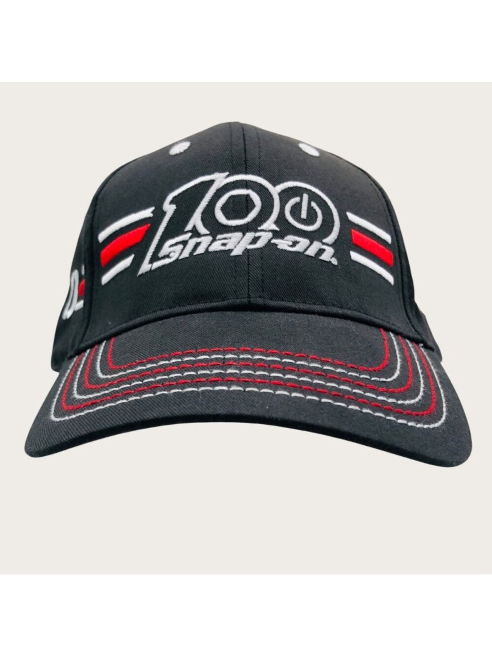 Snap-On Tools 100th Anniversary Adjustable Black Baseball Cap Hat